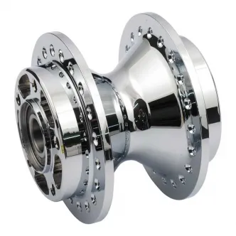 DOSS Front Wheel Hub Diabolo Style in Chrome Finish For 2008-2013 FXD, XL Models (ARM842199)