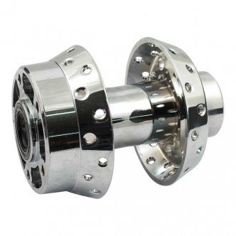 DOSS Front Wheel Hub Traditional Style With Timken Style Bearings in Chrome Finish For 1996-1999 Softail Models (ARM152199)