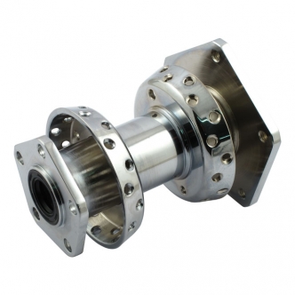 DOSS Rear Dual Flange Hub Standard Style in Chrome Finish For 1986-1999 FLT/Touring Models (ARM346909)