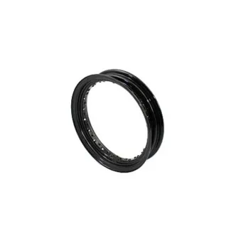 DOSS Dropcenter Rim, 300 x 16, 40 Spoke, For Metal Side Valve, Tire Size 500/510-16 in Black Finish (ARM168705)