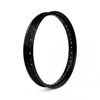 DOSS 40 Spoke Rim 2.15 x 21 Dropcenter Style, Metal Center Valve, Tire Size 325/21 in Black Finish (ARM383509)
