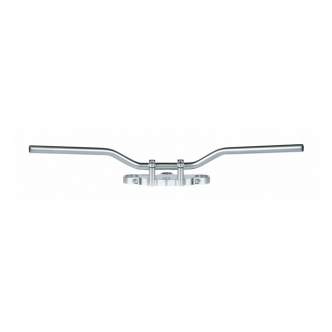 TRW 22mm Superbike Elegance Steel Handlebar TUV And ABE Approved in Chrome Finish (ARM840475)