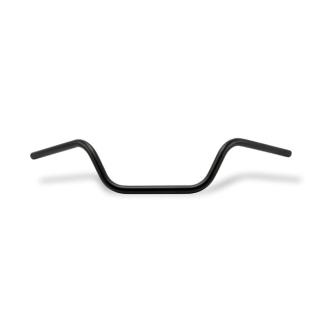 TRW 22mm Touring Low Steel Handlebar TUV And ABE Approved in Black Finish (ARM040475)