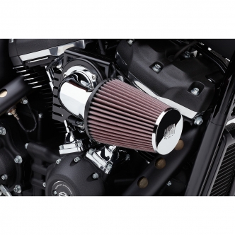 Cobra Air Cleaner Cone in Chrome Finish For 2018-2023 Softails With 107 Inch Motor (Will Not Fit 114 Inch Motors) Models (606-0104-06)
