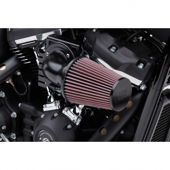 Cobra Air Cleaner Cone in Black Finish For 2018-2023 Softails With 107 Inch Motor (Will Not Fit 114 Inch Motors) Models (606-0104-06B)