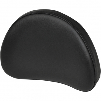 Saddlemen Sissy Bar Pad Renegade Contoured Rear Vinyl Plain in Black (051302)