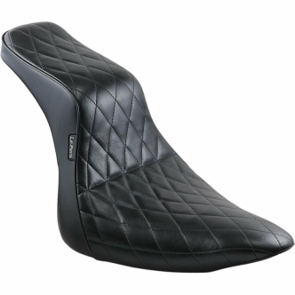 Le Pera Cherokee Diamond 2-Up Seat in Black Finish For 2018-2021 FLSL, 2021-2023 FXBBS & 2018-2023 FXBB Models (LY-020DM)