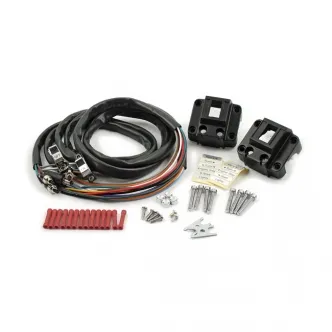 DOSS H/B Switch Housing Kit in Black Housing Finish And Chrome Switches For 1973-1981 XL, 1972-1981 FL, 1973-1981 FX Models (ARM209009)