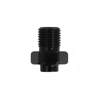 TRW Varioflex Connector M10 x 1.00  Ext. Threaded Female Inverted Flare, No Pin in Black Anodized Finish (ARM624015)