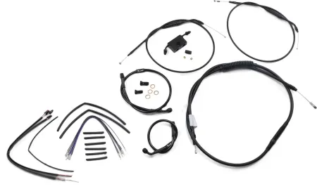 Burly Brand T-Bar Cable/Line Extension Kit For 2014-2022 ABS Sportsters With 12 Inch T-Bars (B30-1266)
