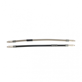 TRW Varioflex Brake Line 18cm With TUV In Black Coated Or Clear Coated Finish