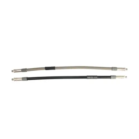 TRW Varioflex Brake Line 81cm With TUV In Black Coated Or Clear Coated Finish