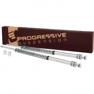 Progressive Suspension Monotube Fork Cartridge Kit Standard Height in Black/Chrome Finish For 1989-1996 Touring Models (31-2508)