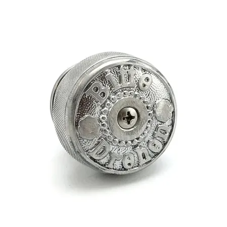 Wannabe Choppers 'Bitte Drehen' Gas Cap Vented Aluminium For 1983-1995 Harley Davidson Models (GAS SDG 022)