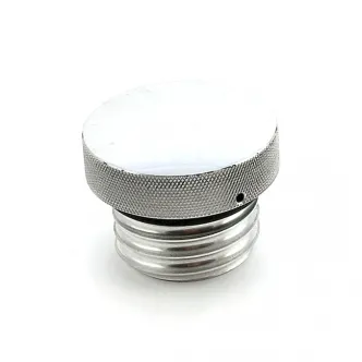 Wannabe Choppers Smooth Gas Cap Vented Aluminium For 1983-1995 Harley Davidson Models (ARM965475)