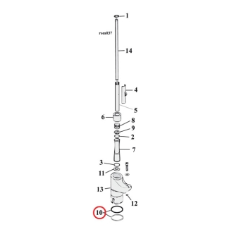 Cometic O-Ring, Tappet Guide Lower For 1986-1990 XL Models (10 Pack) (ARM324165)