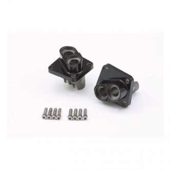 DOSS Tappet Block Set in Black Finish For 1953-1984 B.T. (1953-Early 1976 Need Conversion Tapered Screw Kit) Models (Sold in Set) (ARM019409)