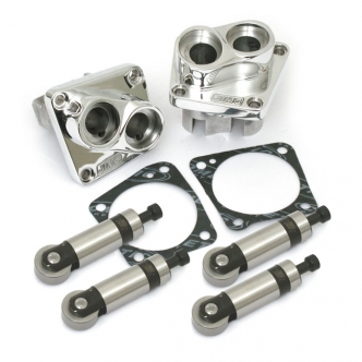 Jims Billet Tappet Block Kit in Chrome Finish For 1953-1984 B.T. Models (Sold as a Kit) (1029-53C)