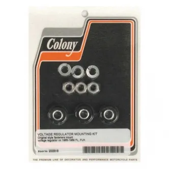 Colony Voltage Regulator Mount Kit Reproduction Hardware For Mechanical Regulator for 1965-1969 B.T. Models (ARM956989)