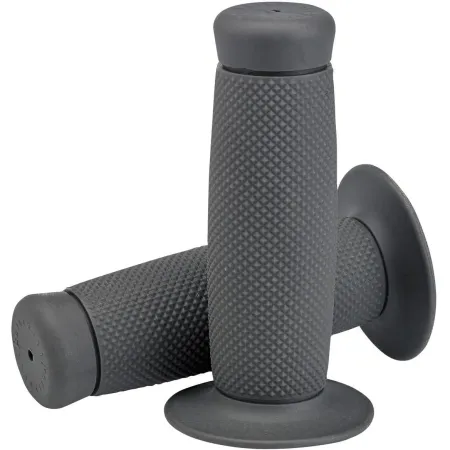 Biltwell 1 Inch Renegade TPV Grips in Grey Finish (6704-0501)