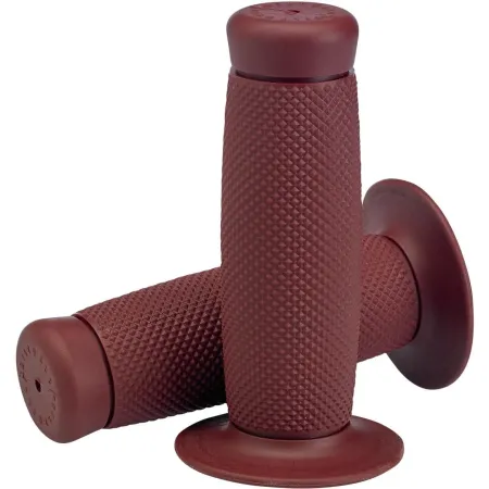 Biltwell 7/8 Inch Renegade TPV Grips in Oxblood Finish (6704-0378)
