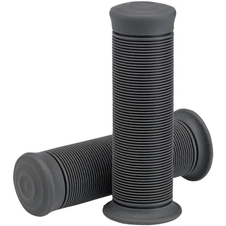Biltwell 1 Inch Kung Fu TPV Grips in Grey Finish (6701-0501)