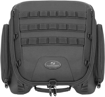 Saddlemen TS21450R Tactical Tunnel/Tail Bags in Black Finish (EX000301A)
