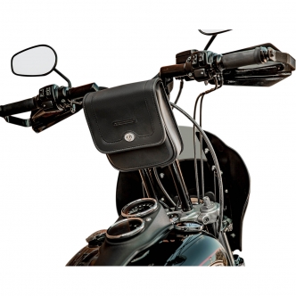 Saddlemen Handlebar Bag D144 in Black Finish (EX000953)