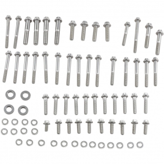 Feuling 12 Point Engine Fastener Kit in Stainless Steel For 1999-2005 Dyna Models (3054)