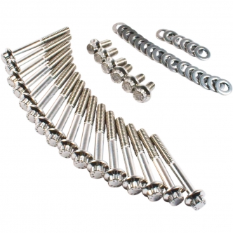 Feuling External Primary Bolt Kit in Stainless Steel For 2004-2022 XL Models (3063)