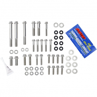Feuling External Engine Fastener Kit in Stainless Steel For 1985-1999 Evolution Big Twin Models (3069)