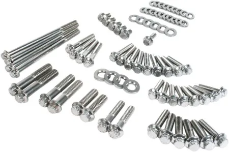 Feuling Primary/Transmission Dress-Up Kit in Stainless Steel Finish For 2007-2017 Softail Models (3059)