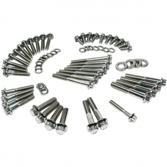 Feuling Primary/Transmission Dress-Up Kit in Stainless Steel Finish For 2000-2006 Softail Models (3058)