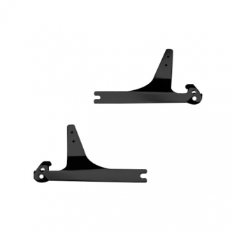 DOSS Detachable Sissy Bar Side Plates in Gloss Black Finish For 1993-2005 FXDWG Models (ARM661275)