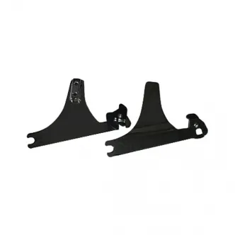 DOSS Detachable Sissy Bar Side Plate in Gloss Black Finish For 1984-1999 Softail (Excluding FLSTS) Models (ARM851275)
