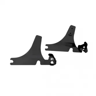 DOSS Detachable Sissy Bar Side Plates in Gloss Black Finish For 2000-2017 Softail (Excluding 2000-2017 FLSTC, 2000-2003 FLSTS) Models (ARM061275)