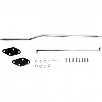 Drag Specialties Forward Control Extension Kit 2 Inch in Chrome Finish For 1991-2017 FXD Models (056270)