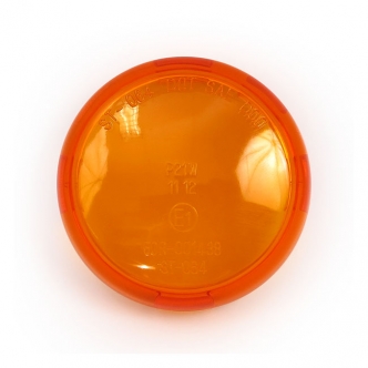 DOSS Turn Signal Bullet Amber Lens ECE Approved For 2000-2020 Harley Davidson (Excluding V-Rod, Street) With Bullet Style Turn Signals (ARM741505)