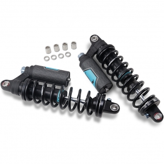 Legend 13 Inch Revo Arc Piggyback Suspension In Black For Harley Davidson 2004-2020 Sportster Motorcycles (Excludes 2004-2020 Superlow) (1310-1894)