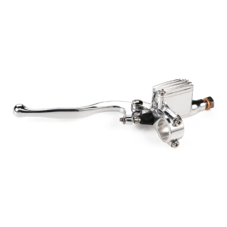 Kustom Tech Classic Line Clutch Master Cylinder With 14mm Bore In Polished Aluminium Finish (20-613)