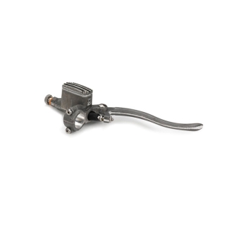 Kustom Tech Deluxe Line Brake Master Cylinder With 12mm Bore In Raw Aluminium Finish (20-502)