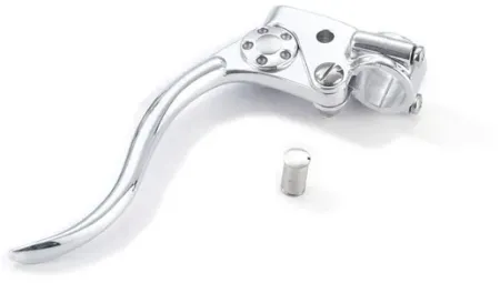 Kustom Tech Deluxe Line Clutch Lever Assembly In Polished Aluminium Finish (20-450)