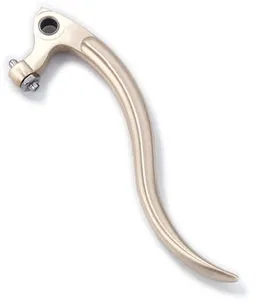 Kustom Tech Replacement Deluxe Line Brake & Clutch Master Cylinder Lever In Satin Aluminium Brass Finish (20-305)
