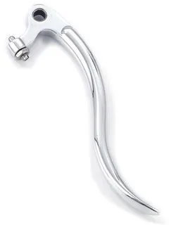 Kustom Tech Replacement Deluxe Line Brake & Clutch Master Cylinder Lever In Polished Aluminium Finish (20-404)