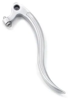 Kustom Tech Replacement Deluxe Line Brake & Clutch Master Cylinder Lever In Satin  Aluminium Finish (20-405)