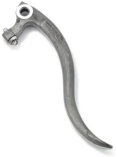 Kustom Tech Replacement Deluxe Line Brake & Clutch Master Cylinder Lever In Raw Aluminium Finish (20-505)