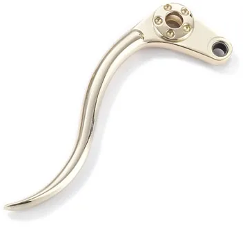 Kustom Tech Replacement Deluxe Line Brake Or Clutch Lever In Polished Aluminium Brass Finish (20-354)