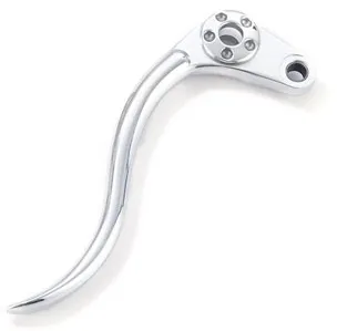 Kustom Tech Replacement Deluxe Line Brake Or Clutch Lever In Polished Aluminium Finish (20-454)