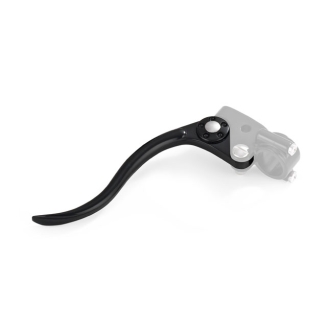 Kustom Tech Replacement Deluxe Line Brake Or Clutch Lever In Black Aluminium Finish (20-465)