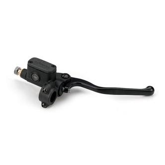 Kustom Tech Grimeca Brake Master Cylinder With 14mm Bore For 1 Inch Handlebars In Black Finish (20-206)